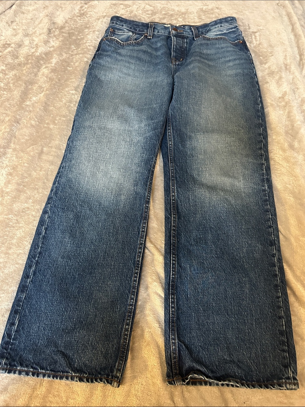 Madewell low-slung baggy jeans